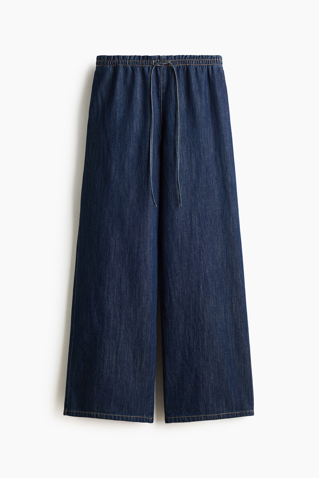 Pantal?n denim con cintura el?stica - H&m фото 5