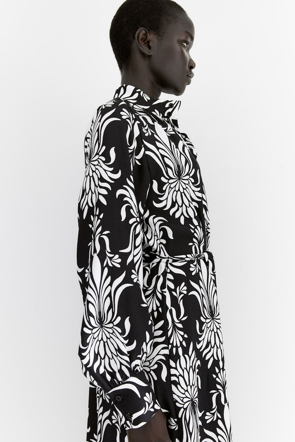 Vestido midi con cuello - H&m фото 4