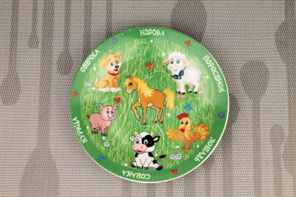 Набор Домашние животные 3пред (тарелка 19см, миска 18см, кружка 240мл) в под. уп. арт. MFK04005 /МФК/  фото 7