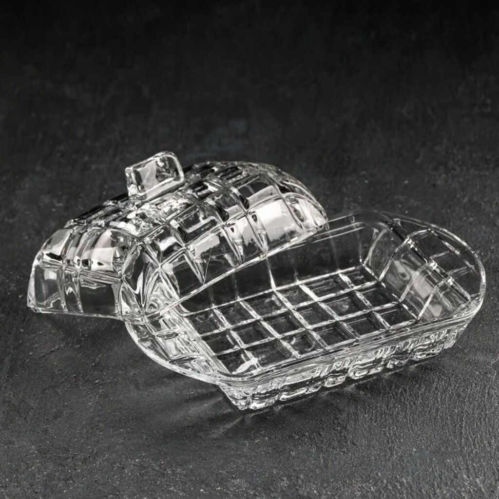 Масленка ROMANCE с крышкой, в подарочной упаковке арт.BD1179GCL /МФК/  фото 3