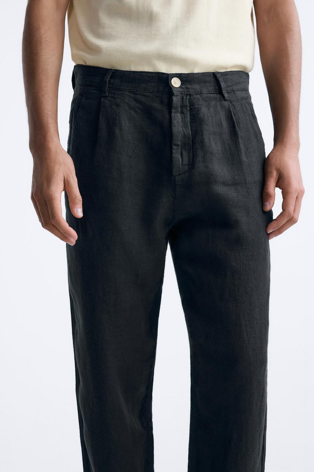 %100 KETEN PANTOLON - Zara фото 27