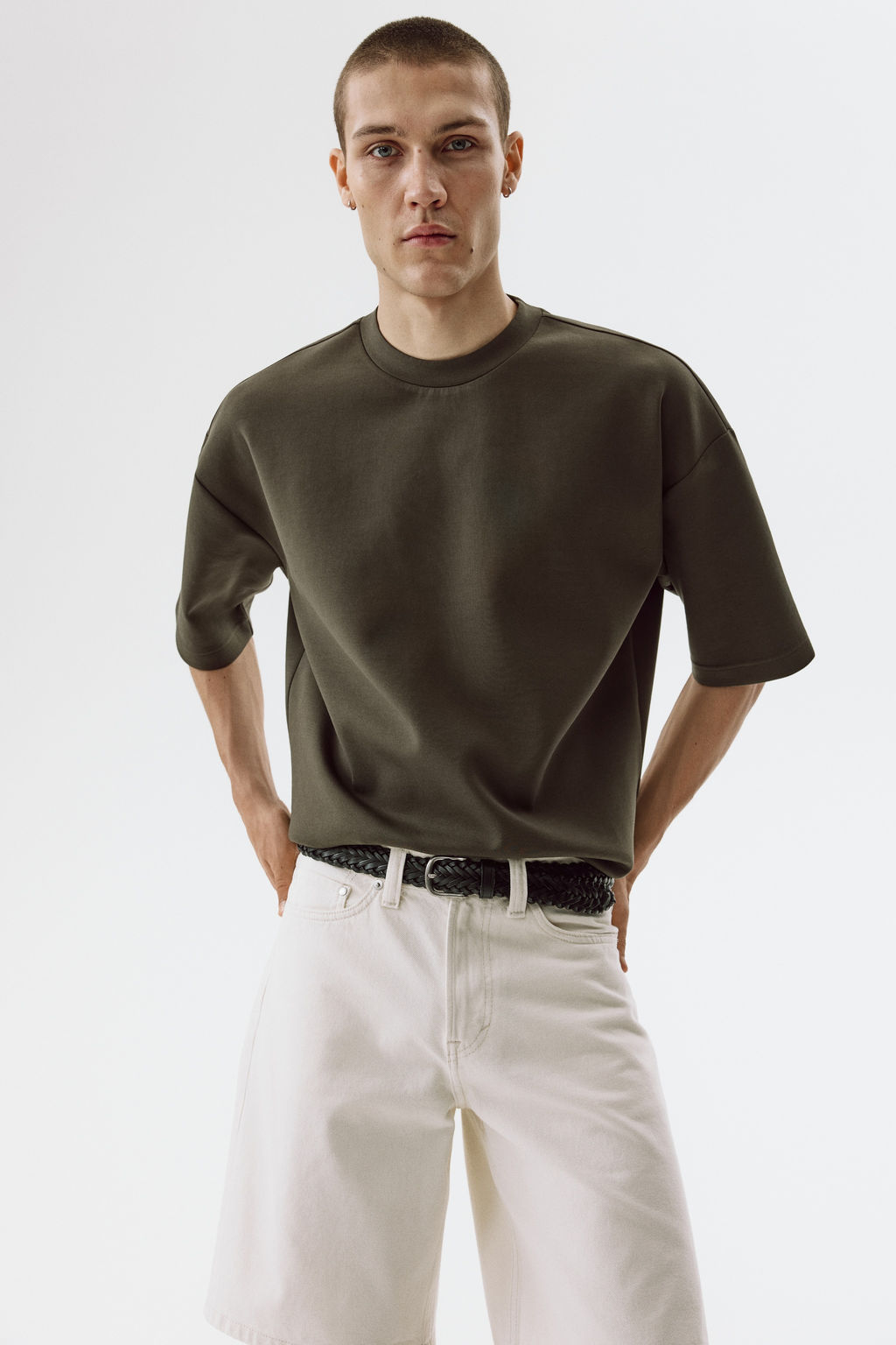 Camiseta efecto neopreno Oversized Fit - H&m фото 7