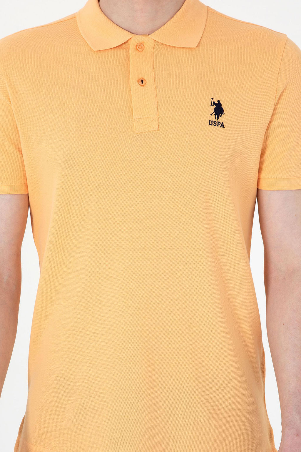 Erkek Slim Fit Polo Yaka Turuncu Basic Ti__rt Sepette S_rpriz _ndirim - U.s. polo assn фото 13