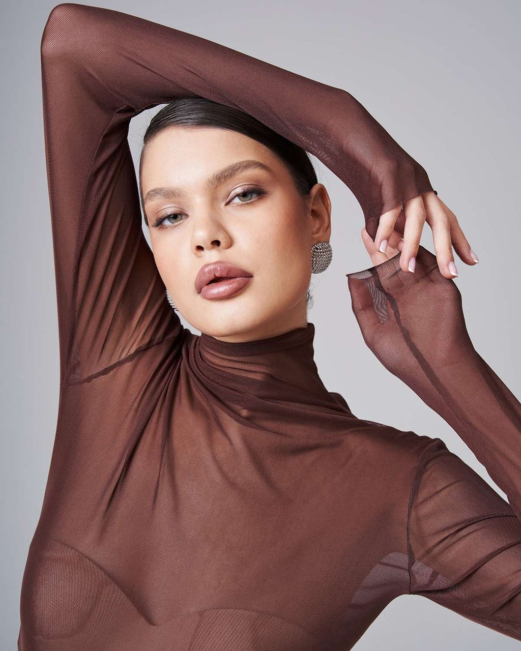 Водолазка из сетки 457.5.14 - Sahar art lab фото 3