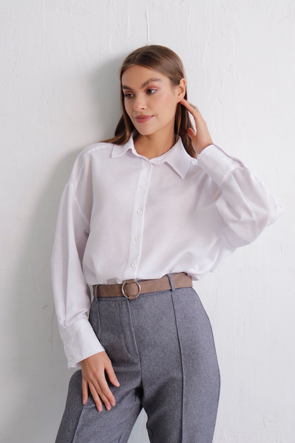 11630 Рубашка белая - Martichelli фото 24