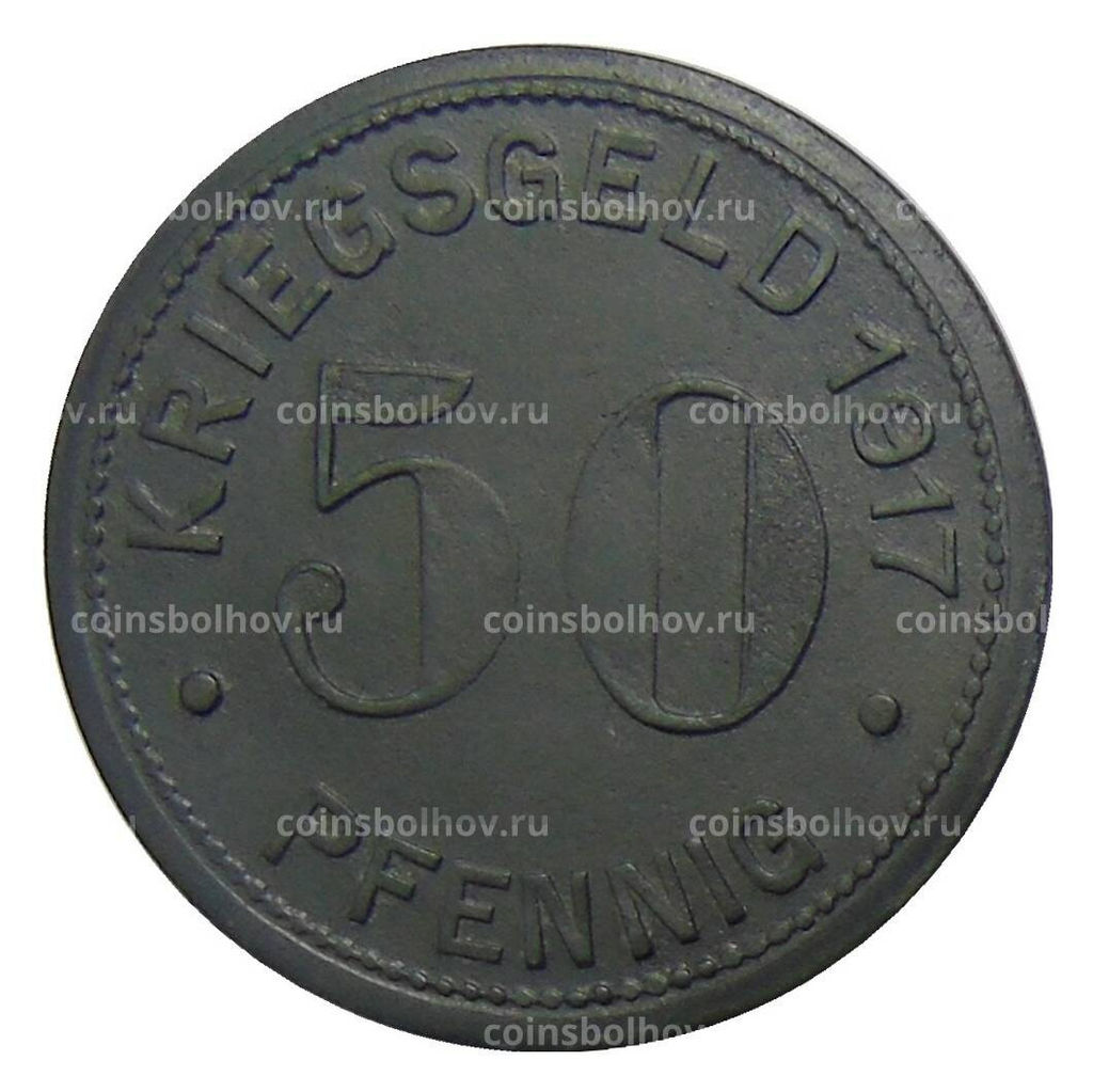 Монета 50 пфеннигов 1917 года Германия  Нотгельд Эссен