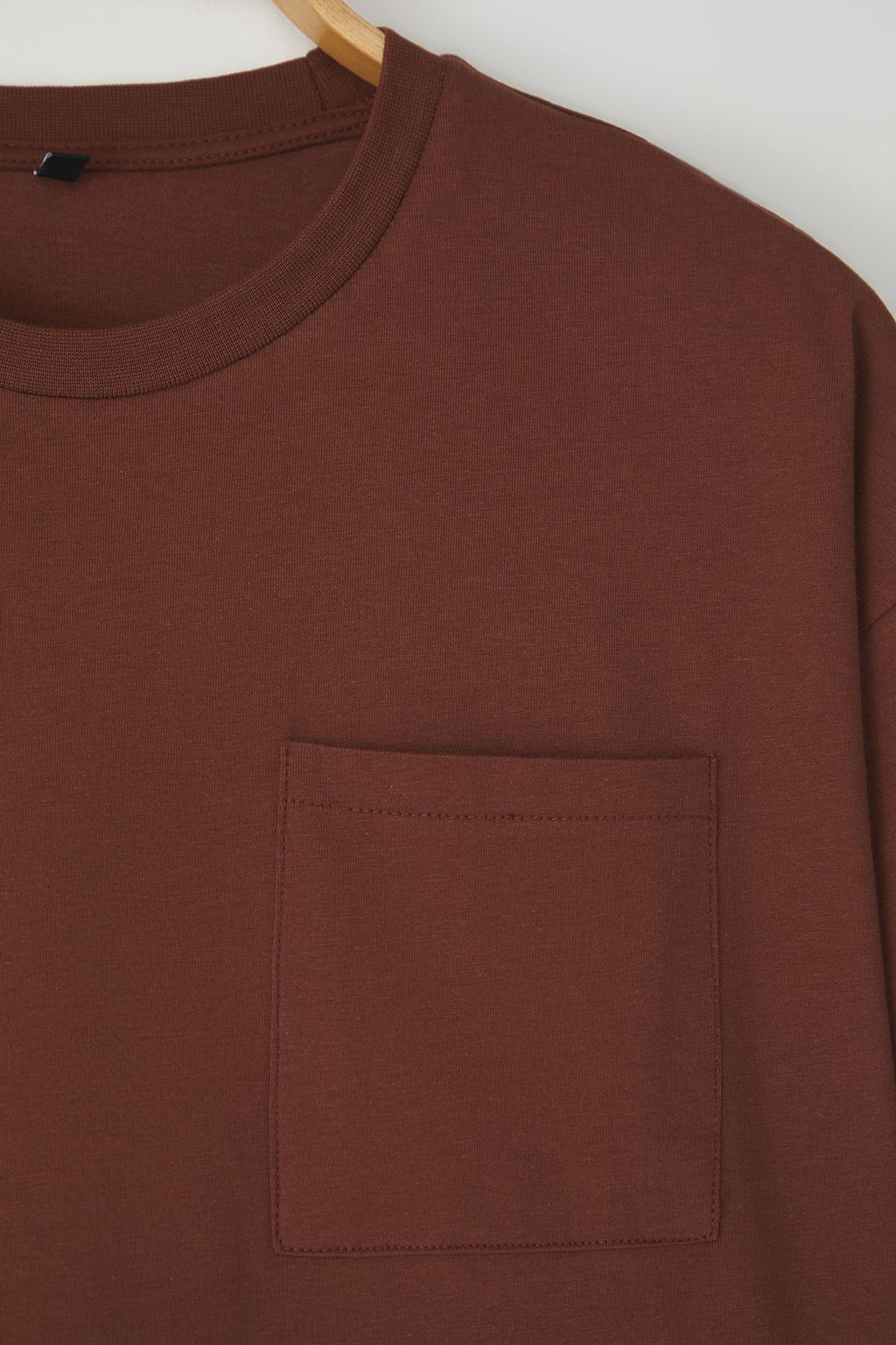 TRENDYOL MAN Kiremit Oversize/Genis Kesim Cep Detayl? Tok Kumas %100 Pamuk T-shirt TMNSS25TS00068 - Trendyolmilla фото 4