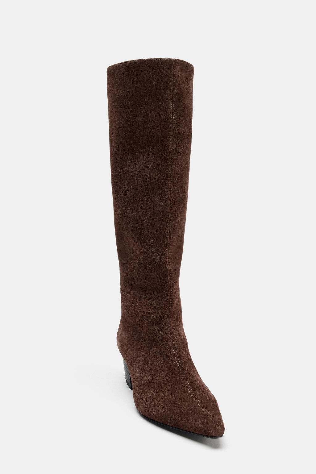 COWBOY SPLIT SUEDE BOOTS - Zara фото 4