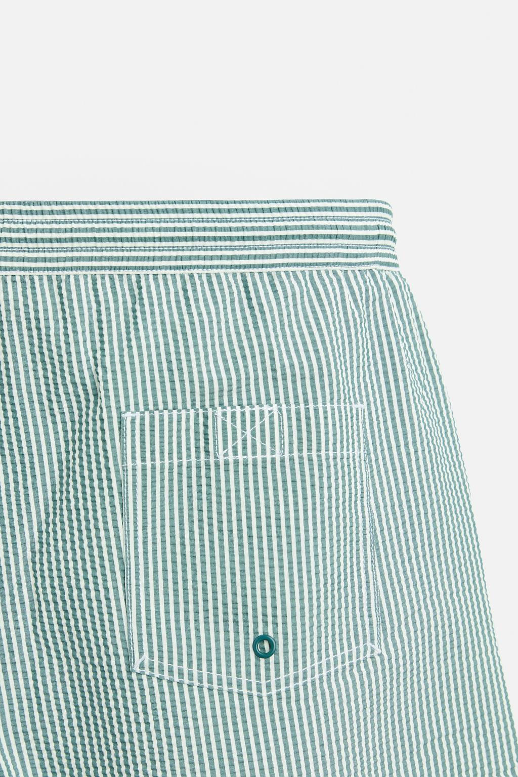 REGULAR GOFRE KUMAS DENIZ SORTU - Zara фото 9