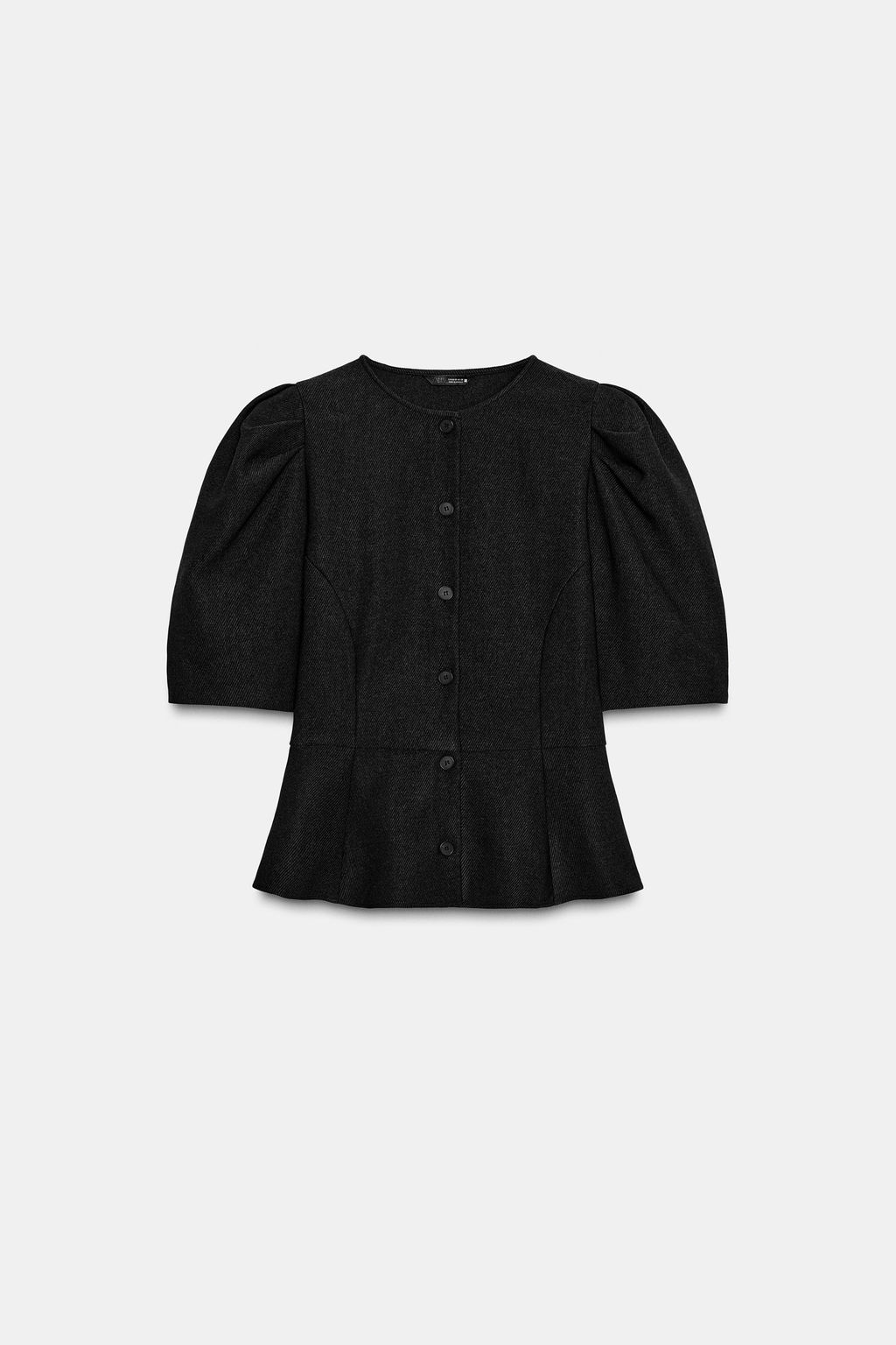 PUFF SLEEVE PEPLUM TOP - Zara фото 6