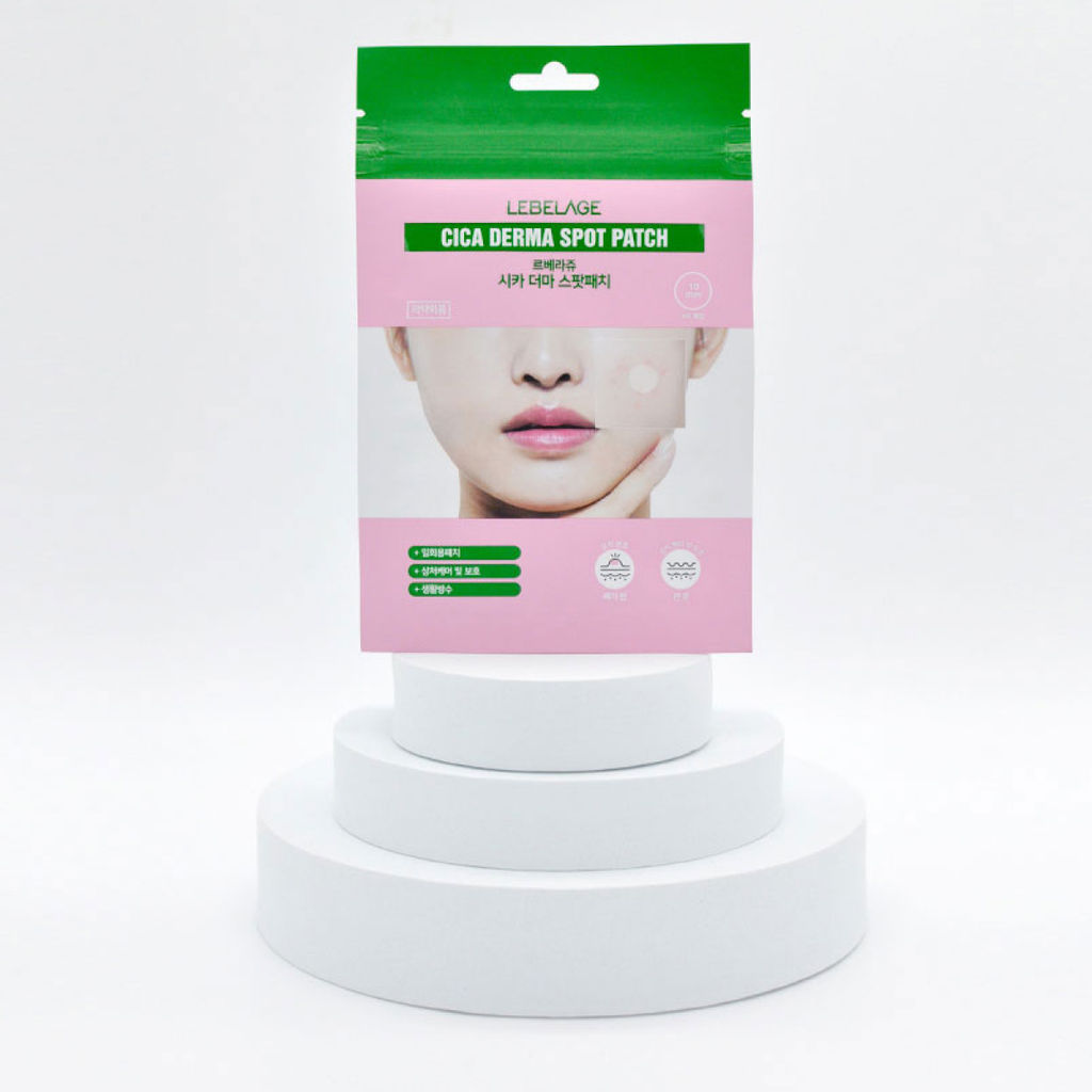 Lebelage Патчи от прыщей с экстрактом центеллы / Cica Derma Spot Patch, 10 мм, 40 наклеек