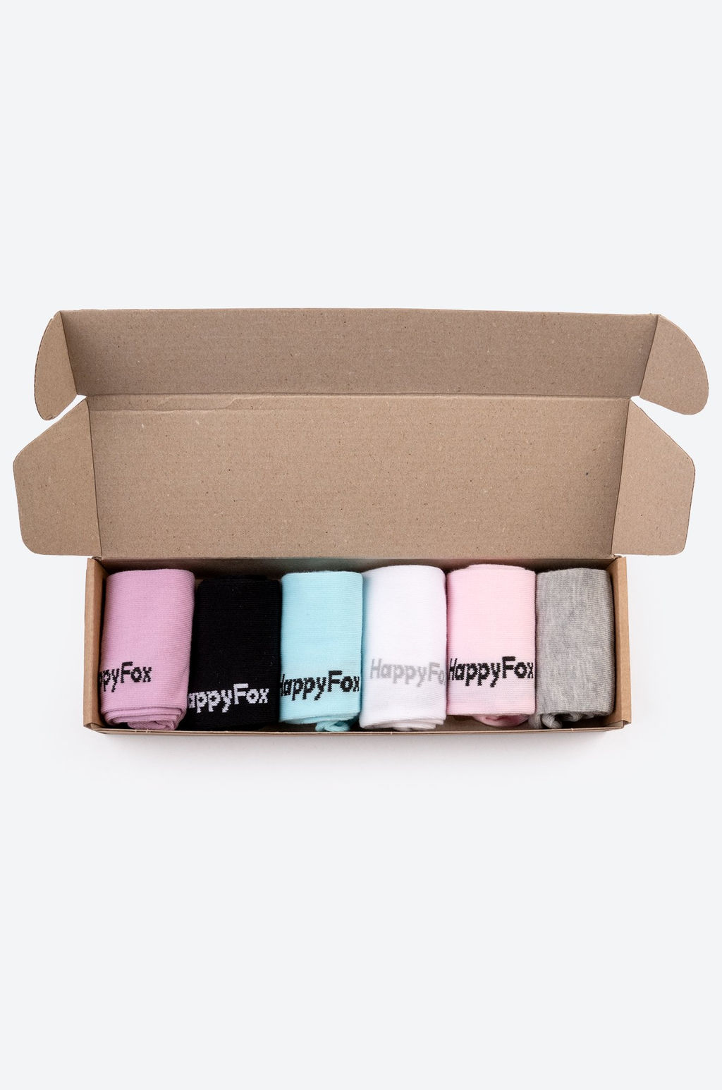 Набор однотонных носков 6 пар Happyfox  фото 8