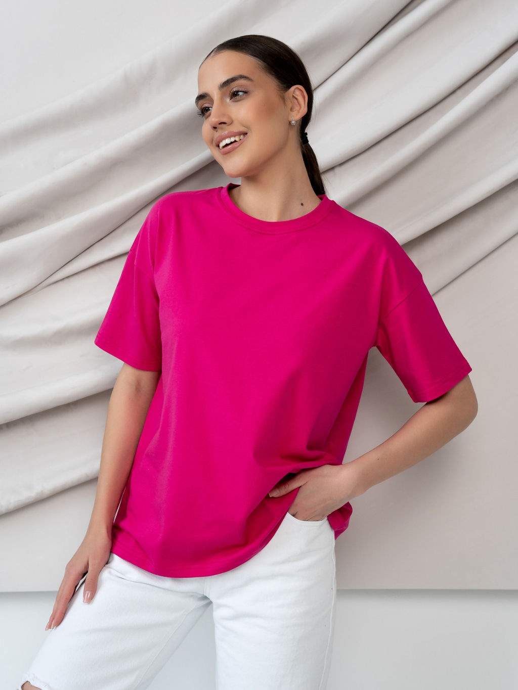Футболка унисекс Оверсайз, цв. Фукция