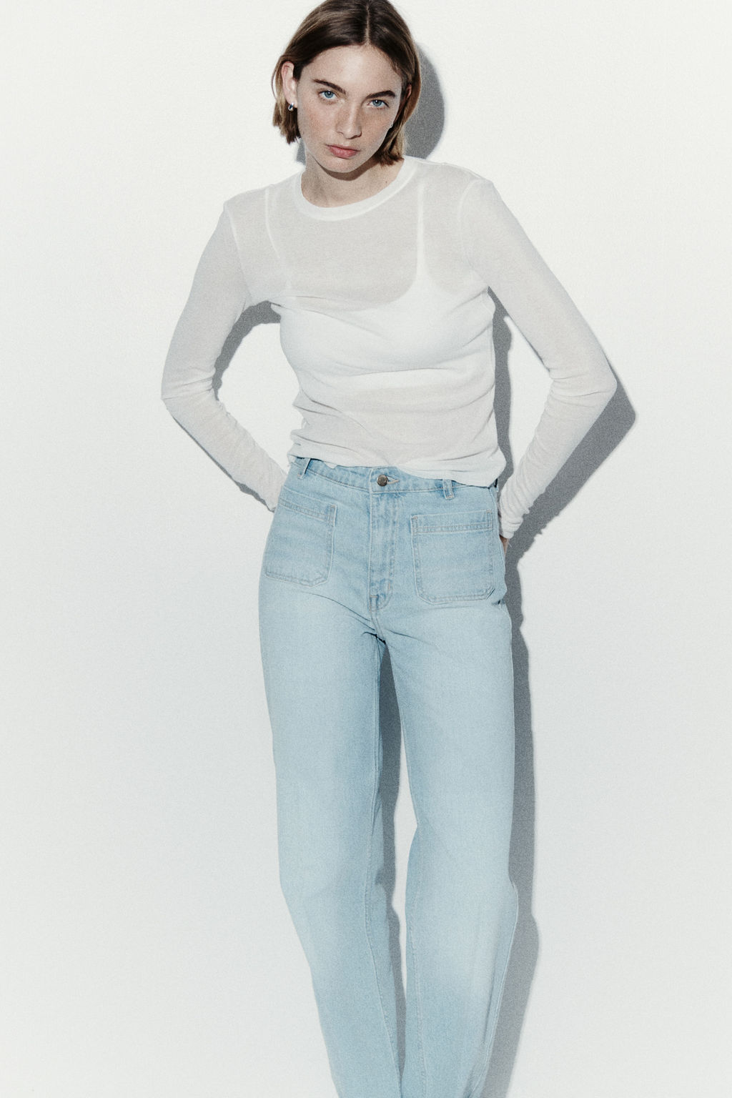 Wide High Jeans - H&m фото 12