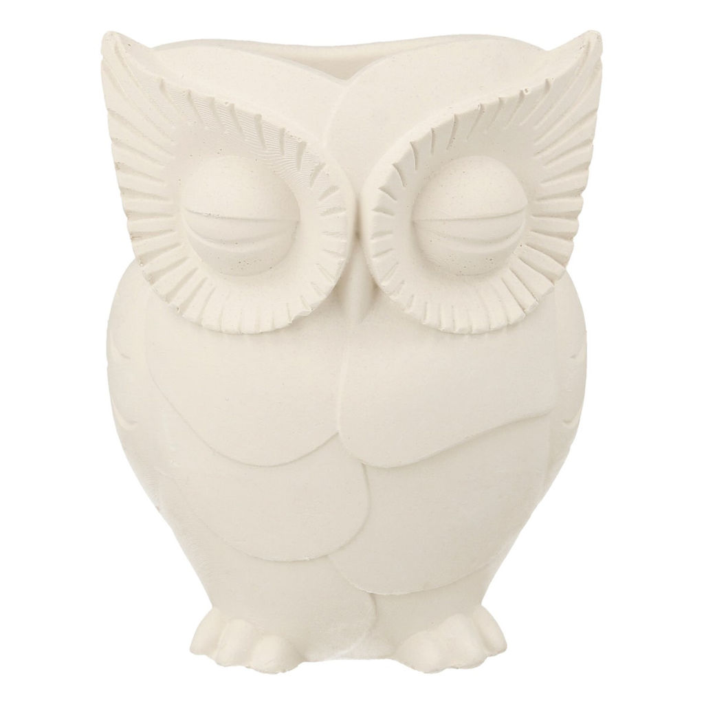 Заготовка для декорирования Love2art ТА-14 Кашпо гипс 7 х 6 х 10 см 1 шт Сова