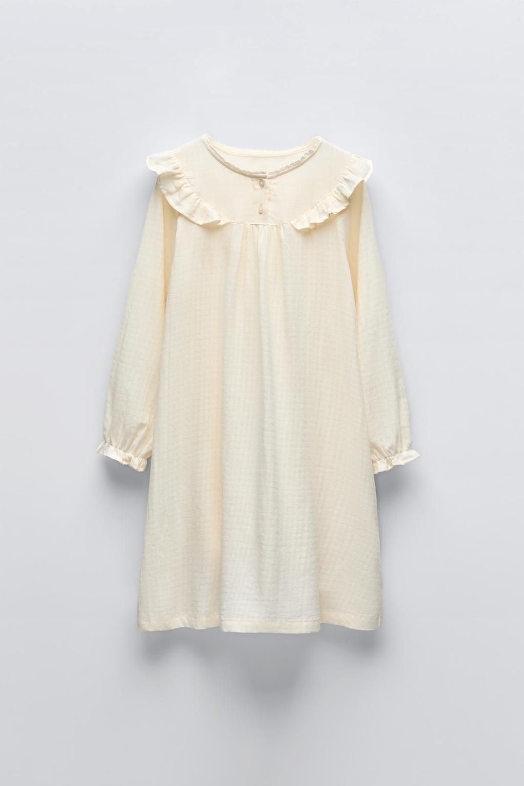 6-14 YEARS/ LACE NIGHTDRESS