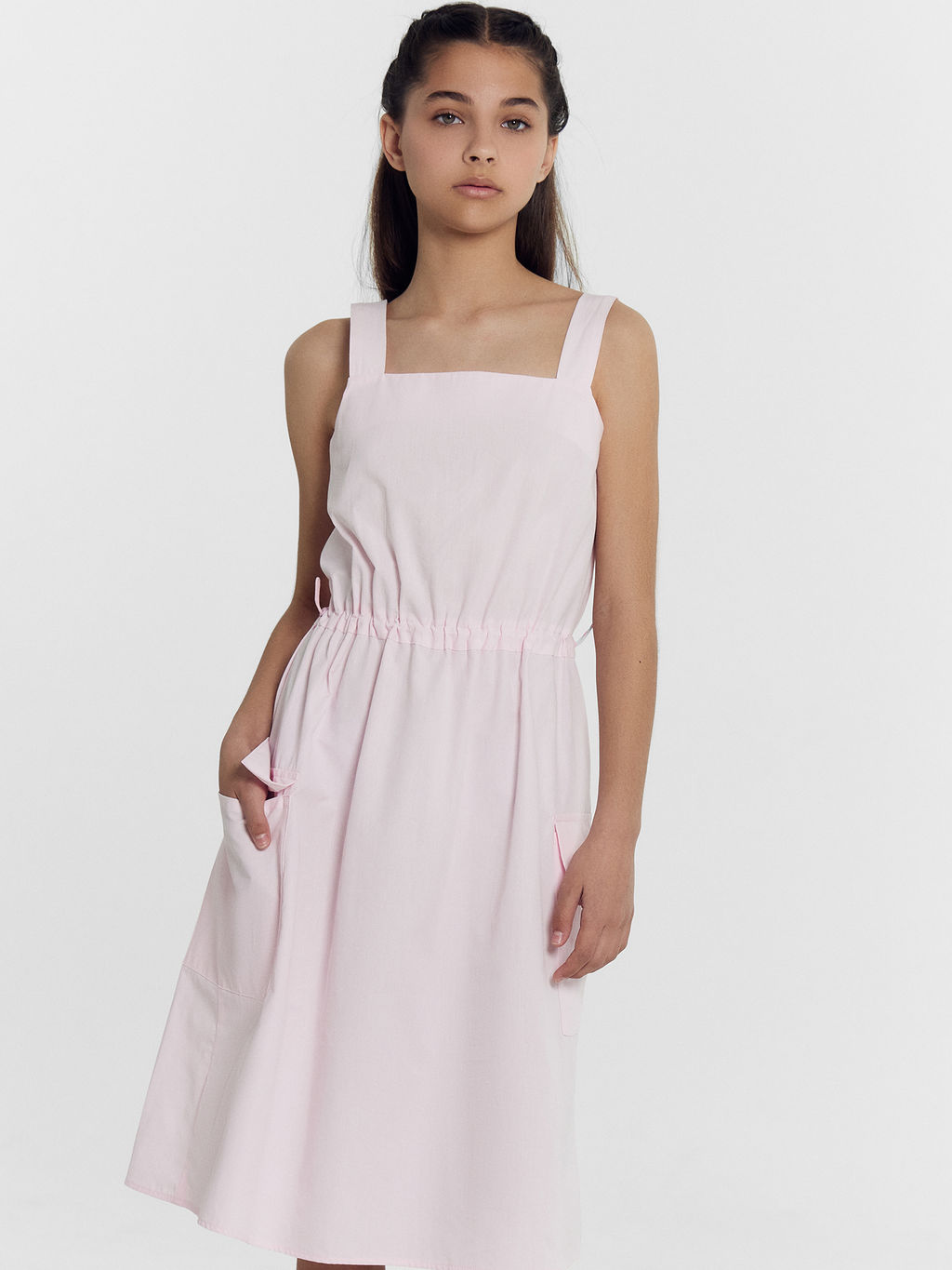 Сарафан для девочек в светло-розовом цвете - Mark formelle фото 3
