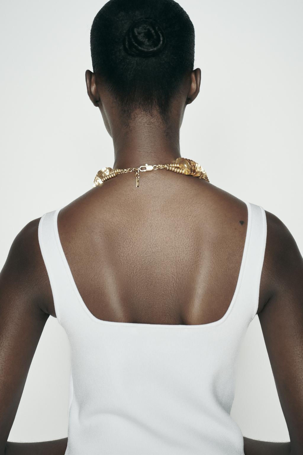 PLAIN KNIT CROP TOP - Zara фото 15