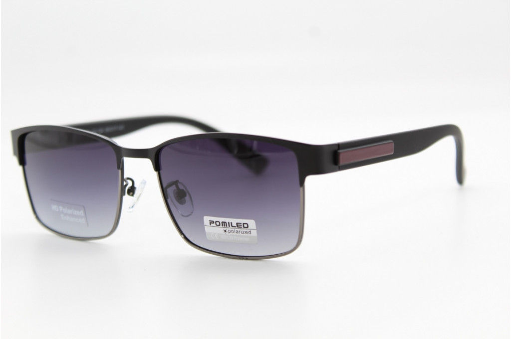 Солнцезащитные очки POMILED (Polarized) 08252 56-17-141 C2-124 с мешочком