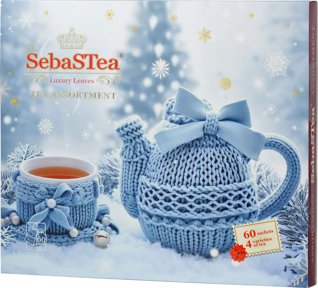 SebaSTea. Новый год. Still Life (голубой) карт.упаковка, 60 пак.