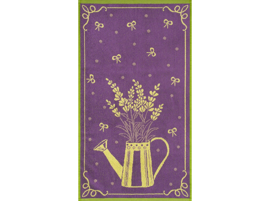 Полотенце махровое 6с103.412ж1 Прованс-клумба(3-сирень4) 50х90см