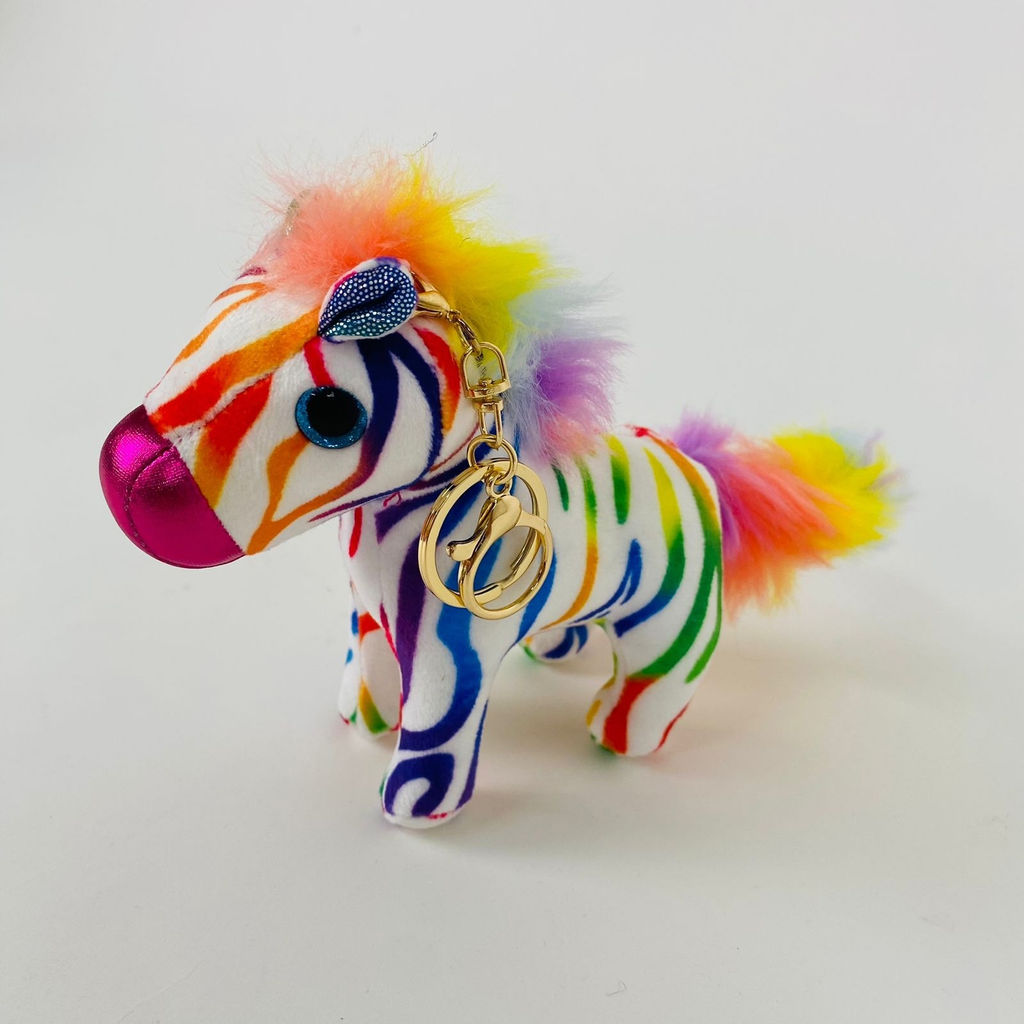 Мягкая игрушка Брелок Зебра 13 см - Storyland фото 5