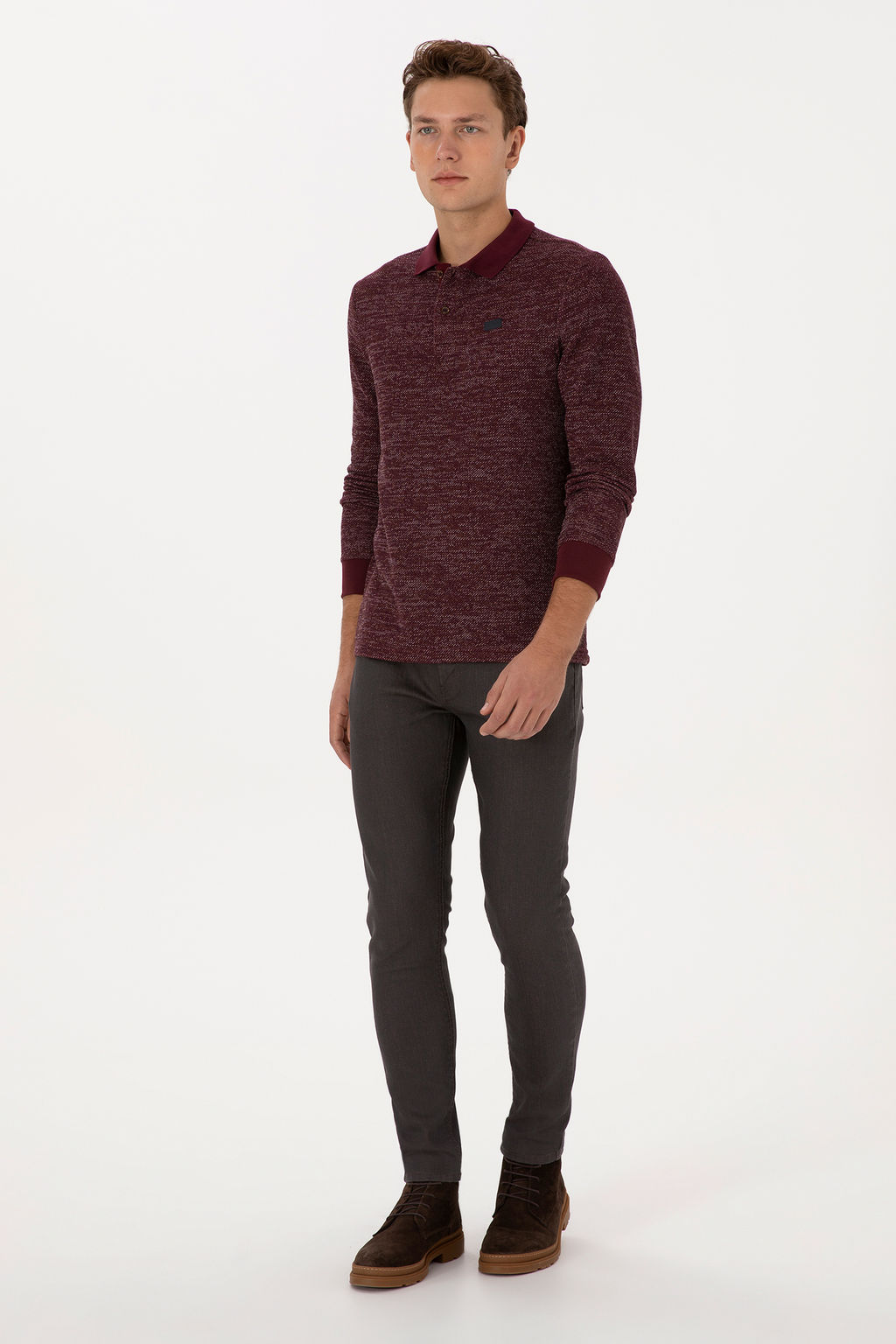 Erkek Kahverengi Slim Fit Jean Pantolon - U.s. polo assn фото 15