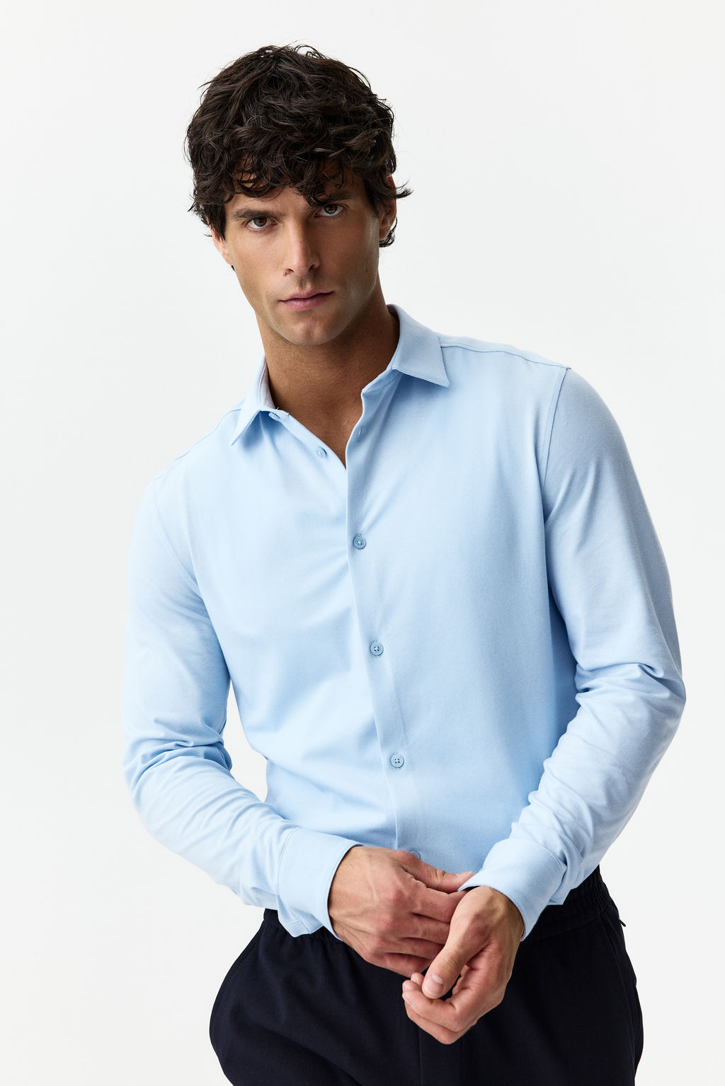 Camisa Four-way stretch Slim Fit - H&m фото 7