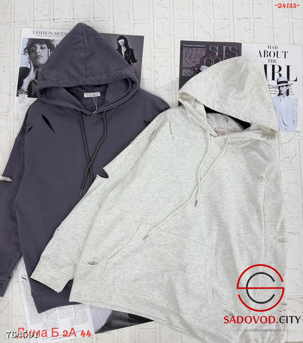 Женская толстовка с капюшоном - Bruno фото 8