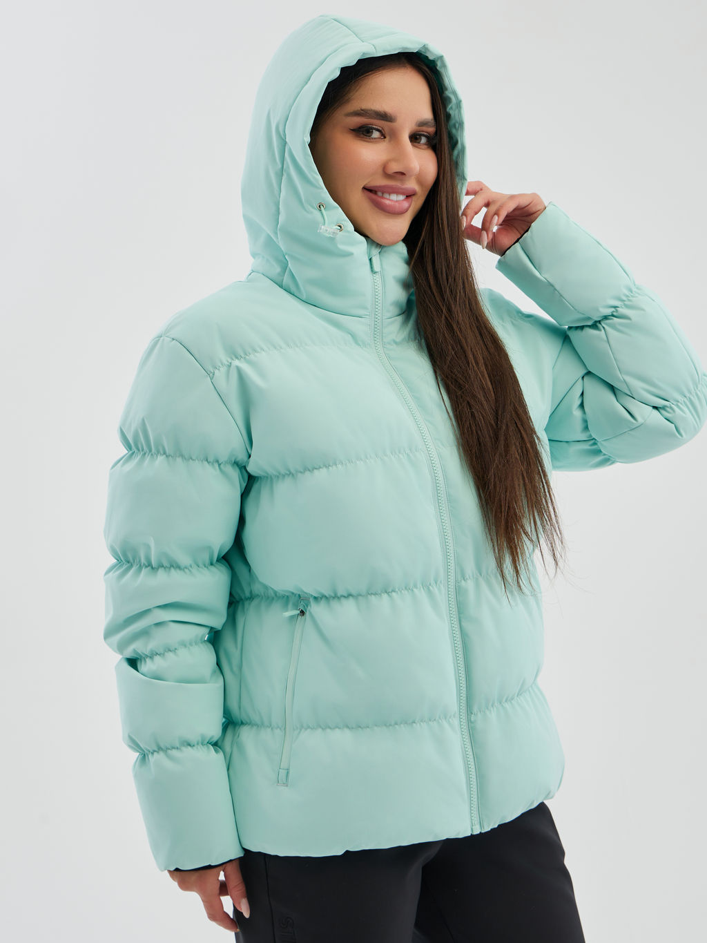 T3330-5 Пуховик стеганый