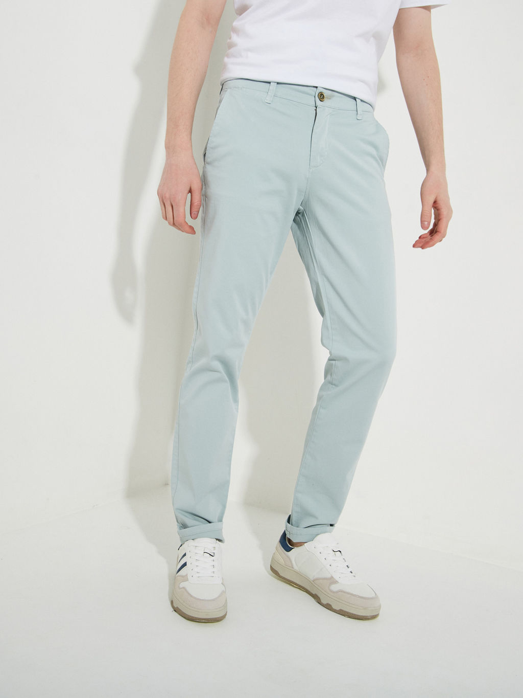 Мужские брюки зауженного кроя - Mossmore фото 29