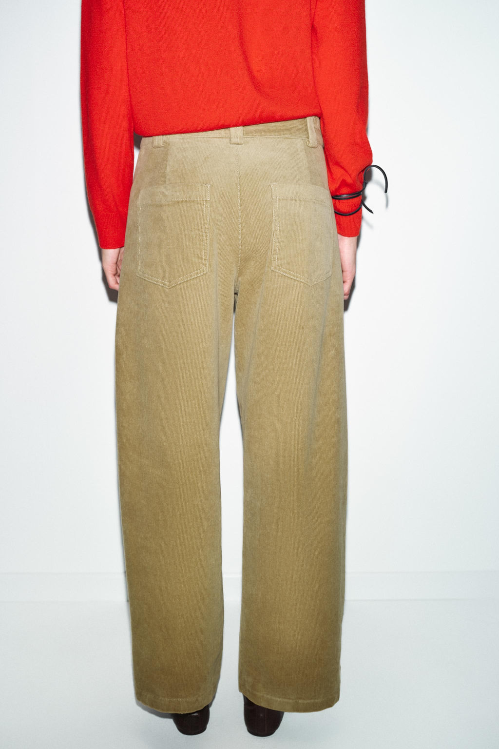 BARREL CORDUROY TROUSERS - Zara фото 3