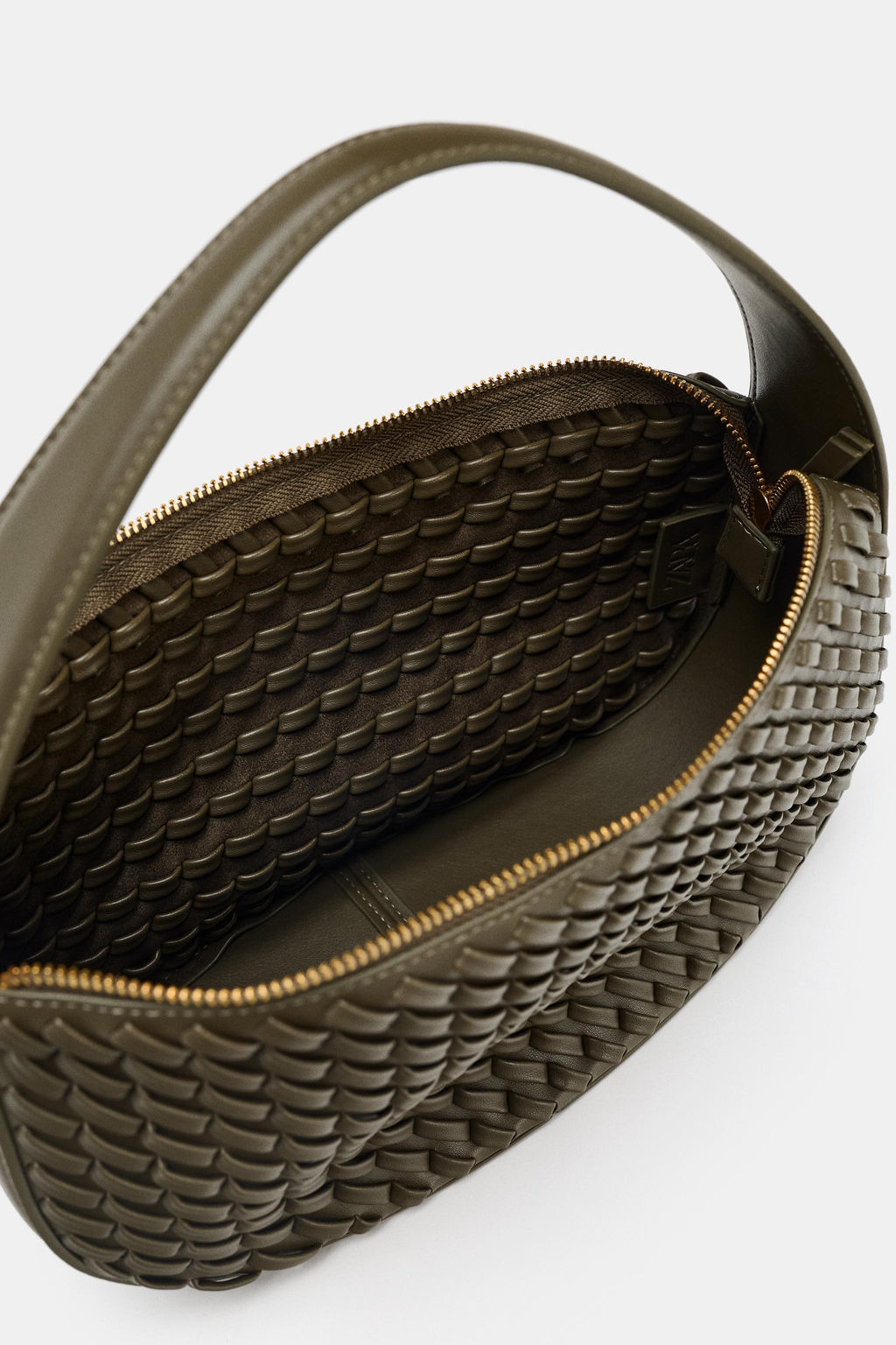 WOVEN-EFFECT HANDBAG - Zara фото 12