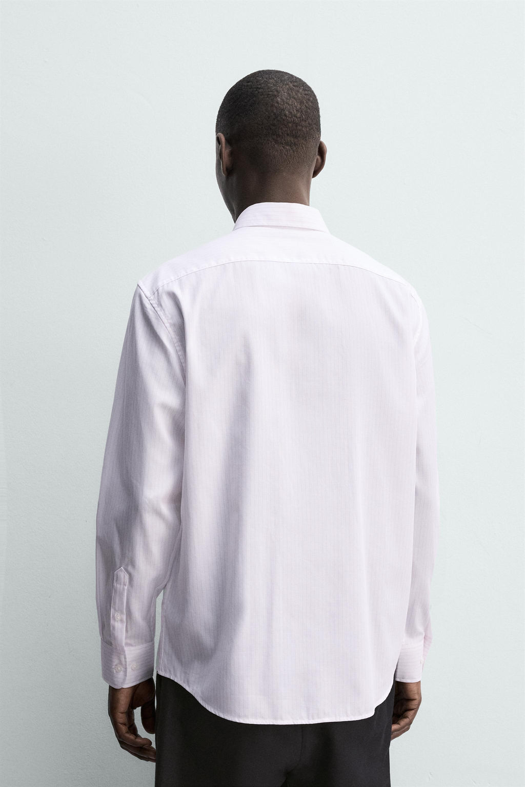 CAMISA ESTRUCTURA EASY CARE / Blanco / Rosa - Zara фото 3