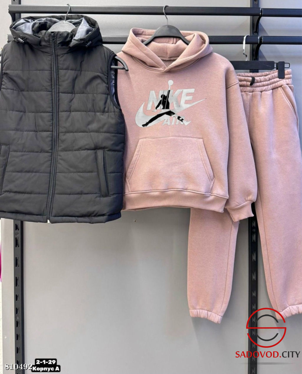 Костюм тройка, трехнитка, жилетка на флисе - Bruno фото 8