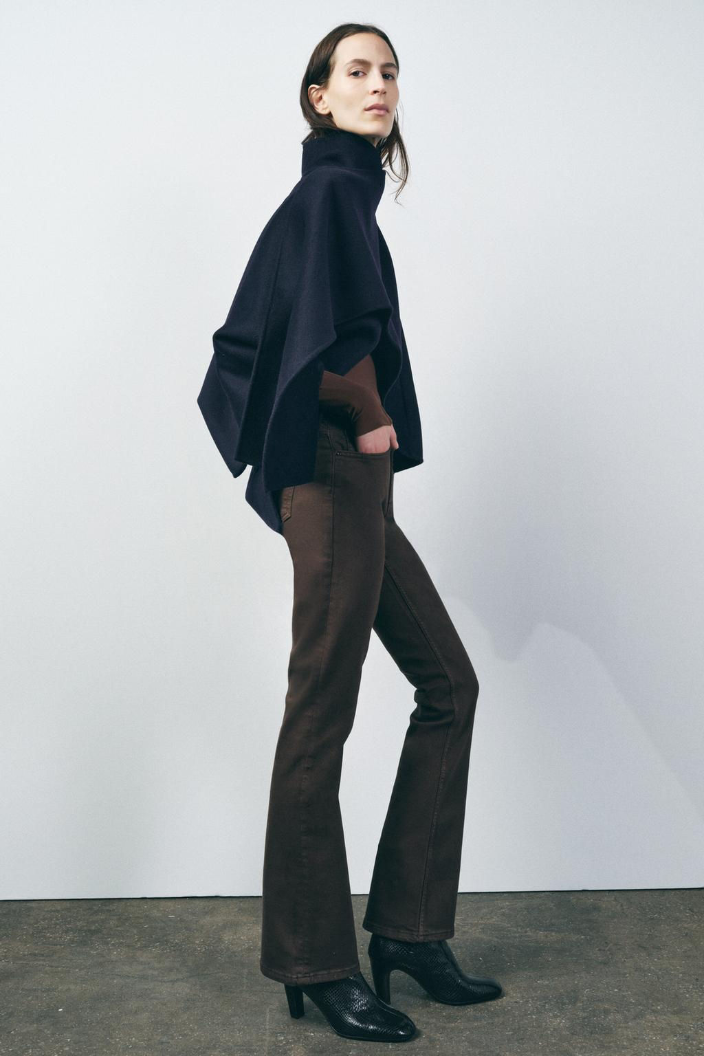 ZW COLLECTION BOOTCUT LOW-RISE JEANS - Zara фото 11