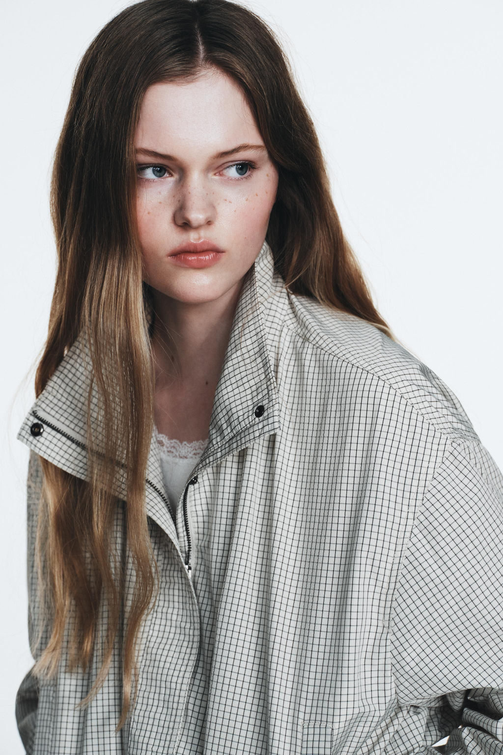 CHECK NYLON JACKET - Zara фото 2