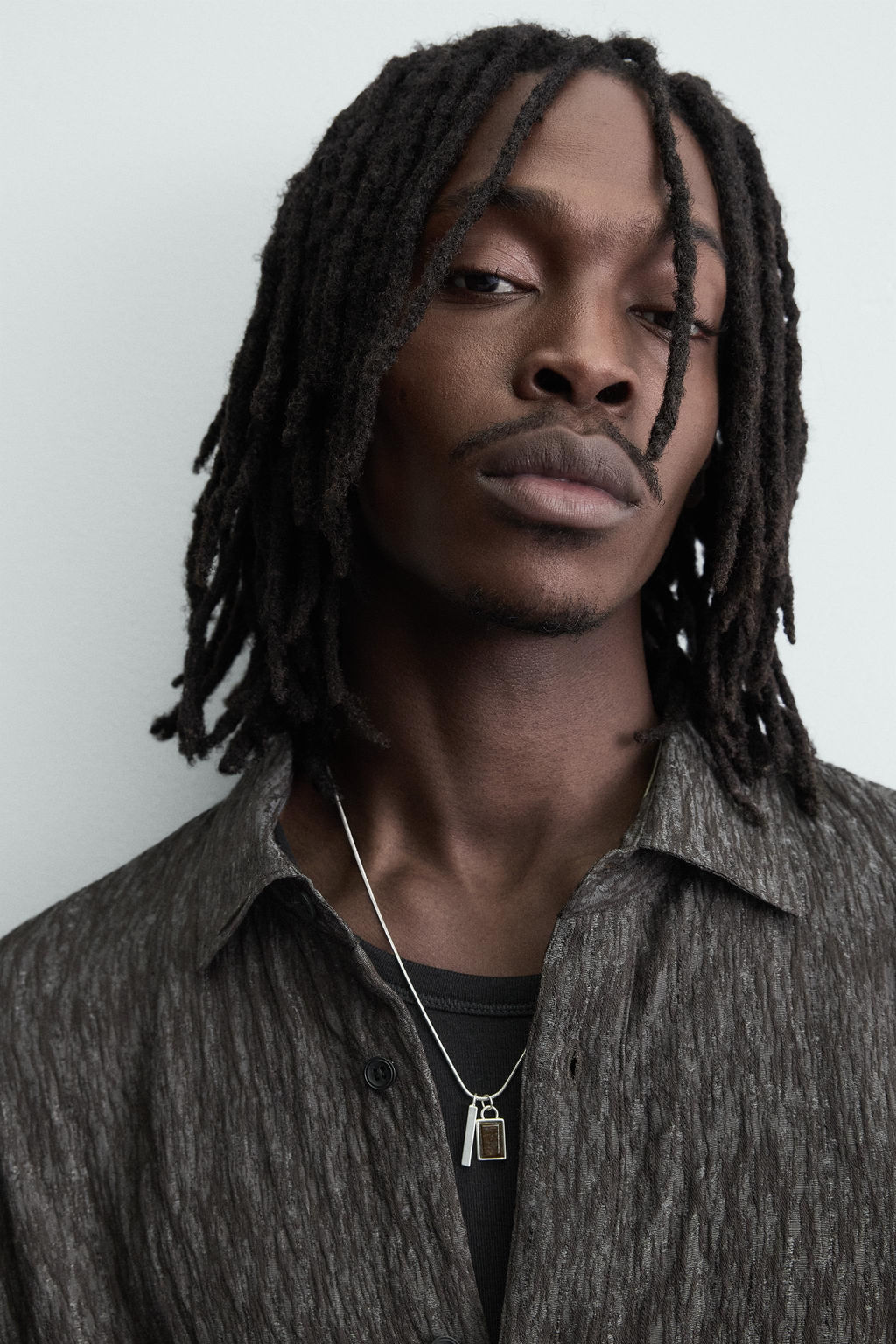 FLUID JACQUARD SHIRT