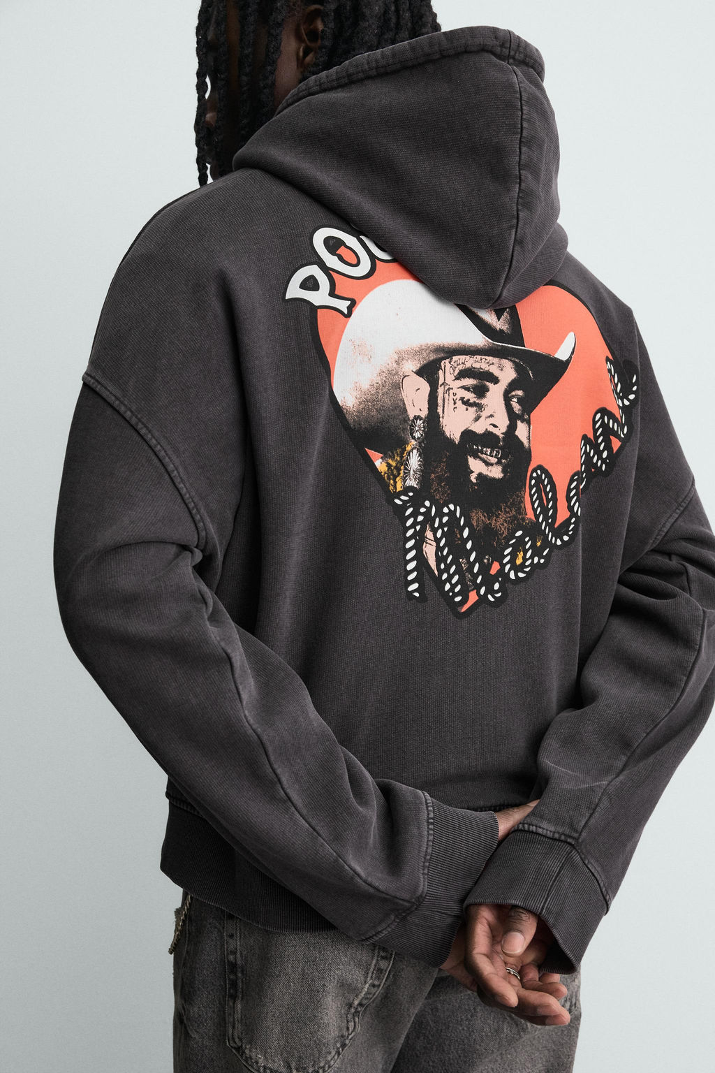 POST MALONE HOODIE - Zara фото 6