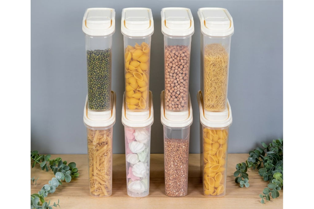 Набор 9: ЁМКОСТЬ ДЛЯ СЫПУЧИХ ПРОДУКТОВ 2.0Л (Бежевый флэк) - 3шт - Phibo фото 2