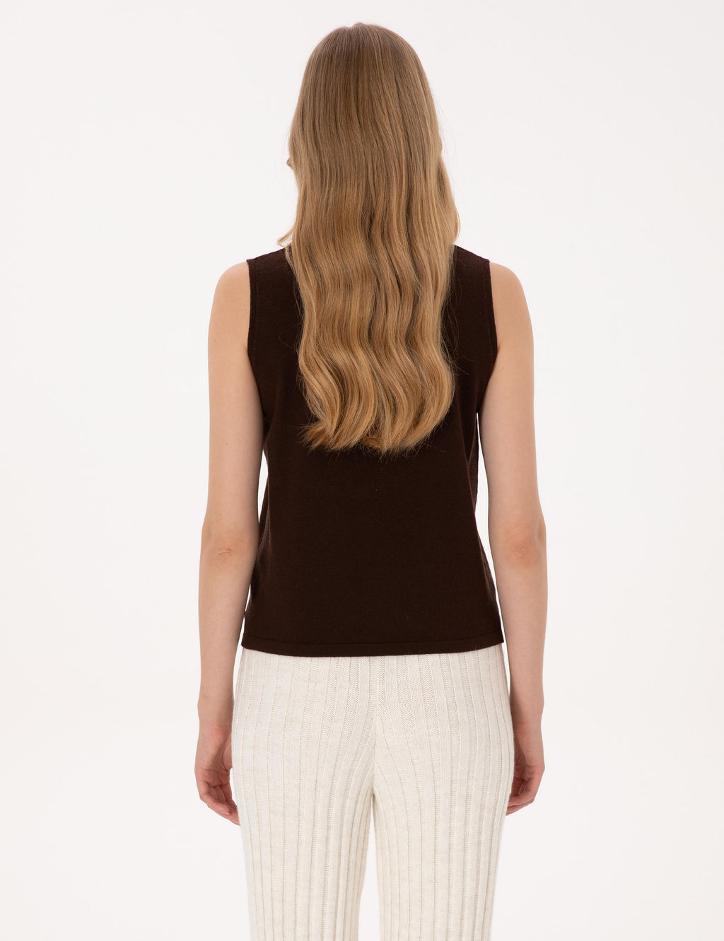 Kahverengi Slim Fit Kazak