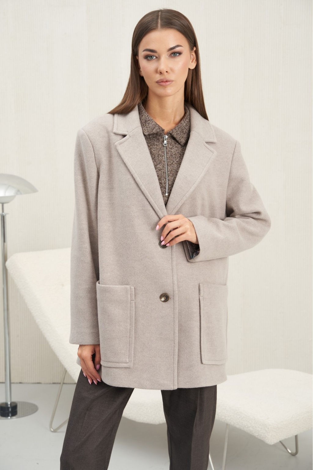 Жакет 4651 капучино - Fantazia mod фото 3