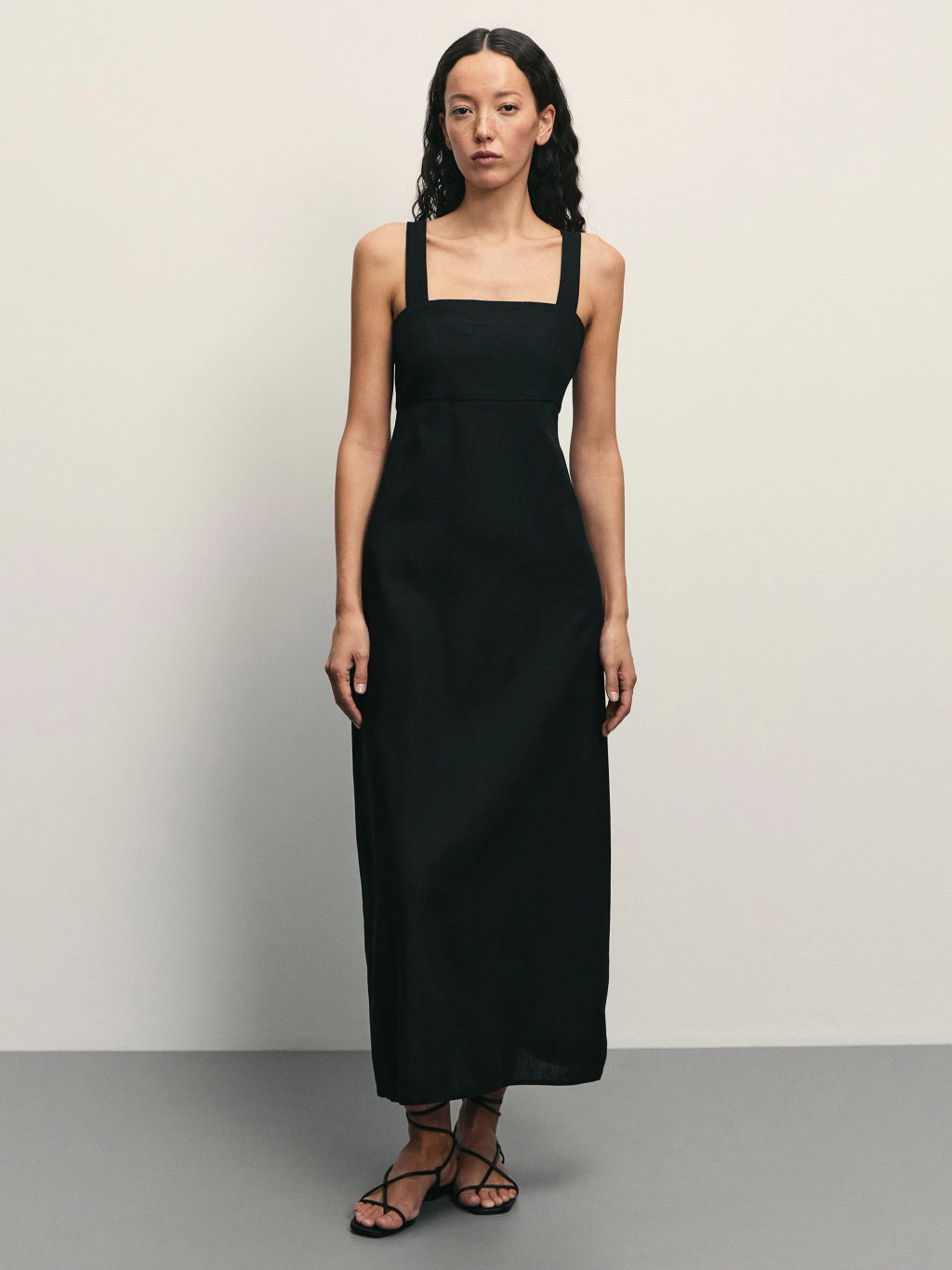 Платье из льна с вискозой / Zarina  фото 3