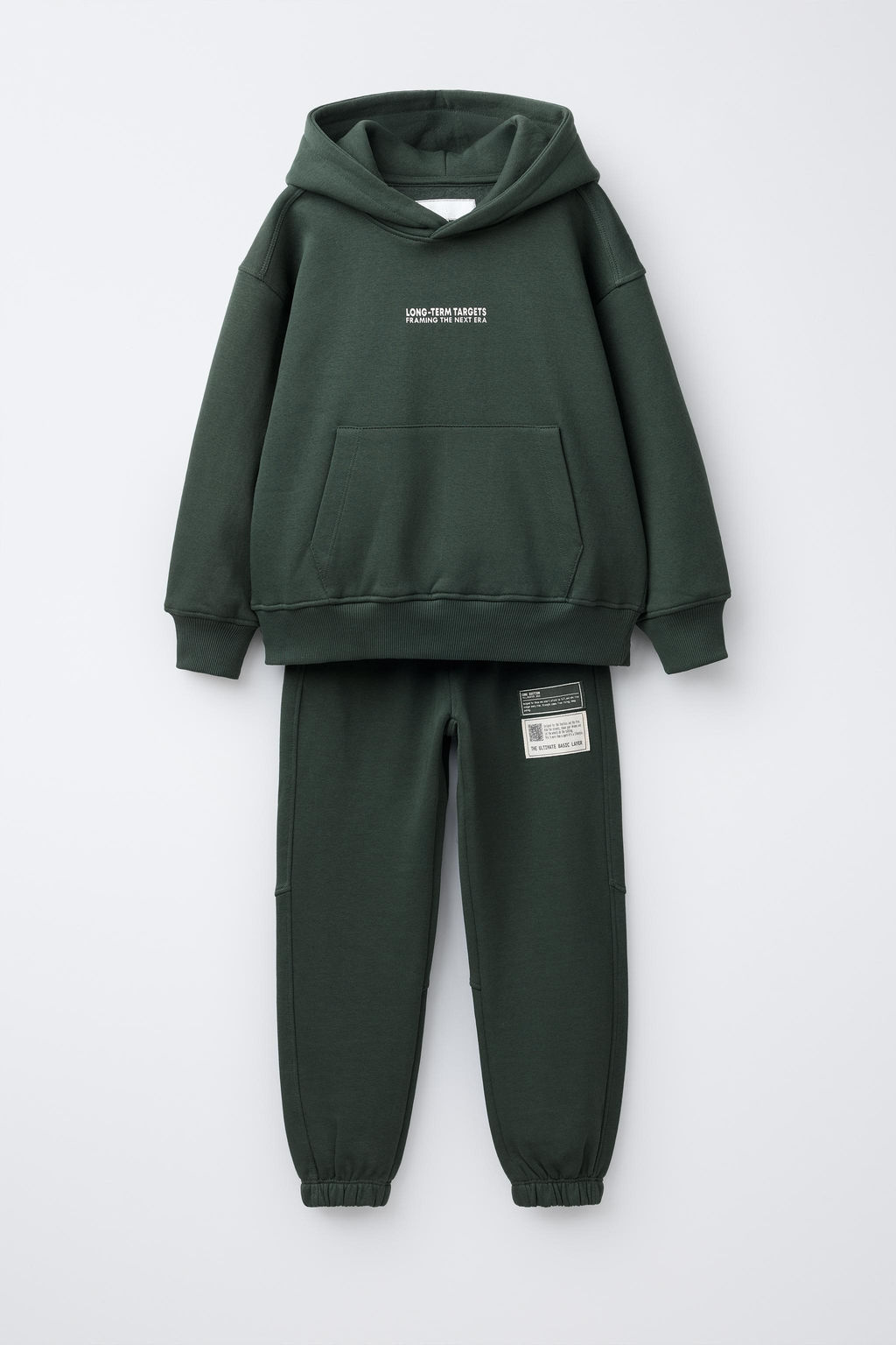 HOODIE AND LABEL JOGGERS SET