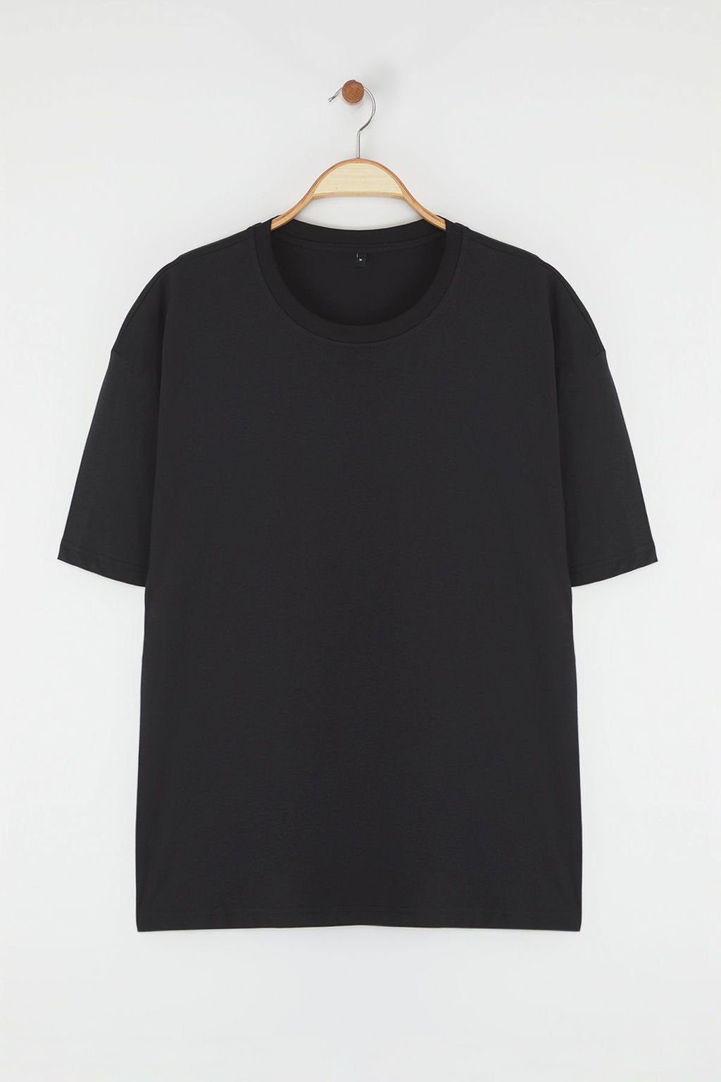 TRENDYOL MAN Siyah Oversize/Genis Kesim S?rt Hayvan Bask?l? %100 Pamuk T-Shirt TMNSS25TS00117 - Trendyolmilla фото 4