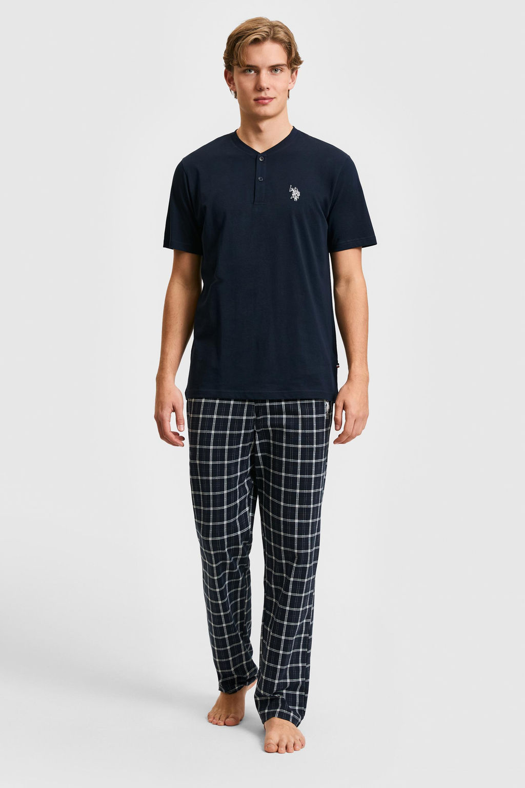 Erkek Lacivert Pijama Tak_m_