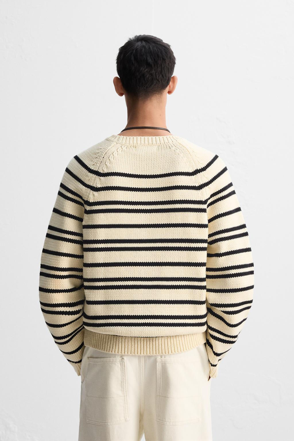 LIMITED EDITION STRIPED TEXTURED SWEATER - Zara фото 3