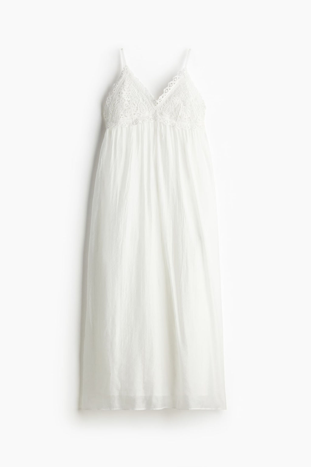 Vestido de tirantes con detalle bordado - H&m фото 6