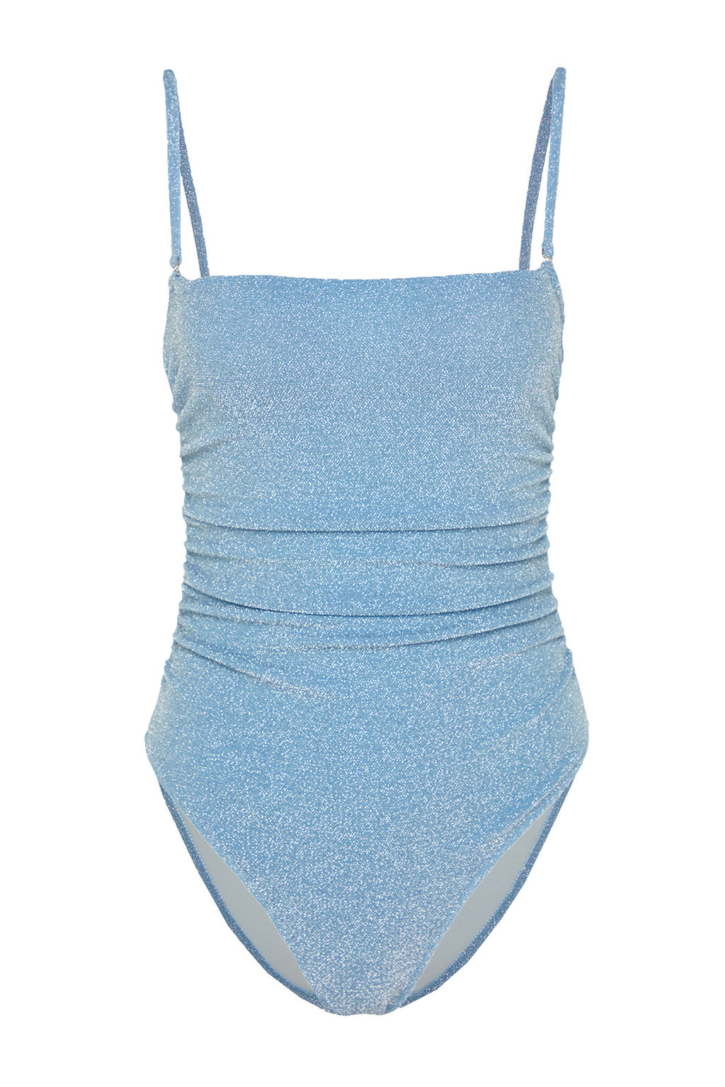 TRENDYOLMILLA Pembe Straplez Drapeli Simli High Leg Regular Mayo TBESS23MA00406  фото 24