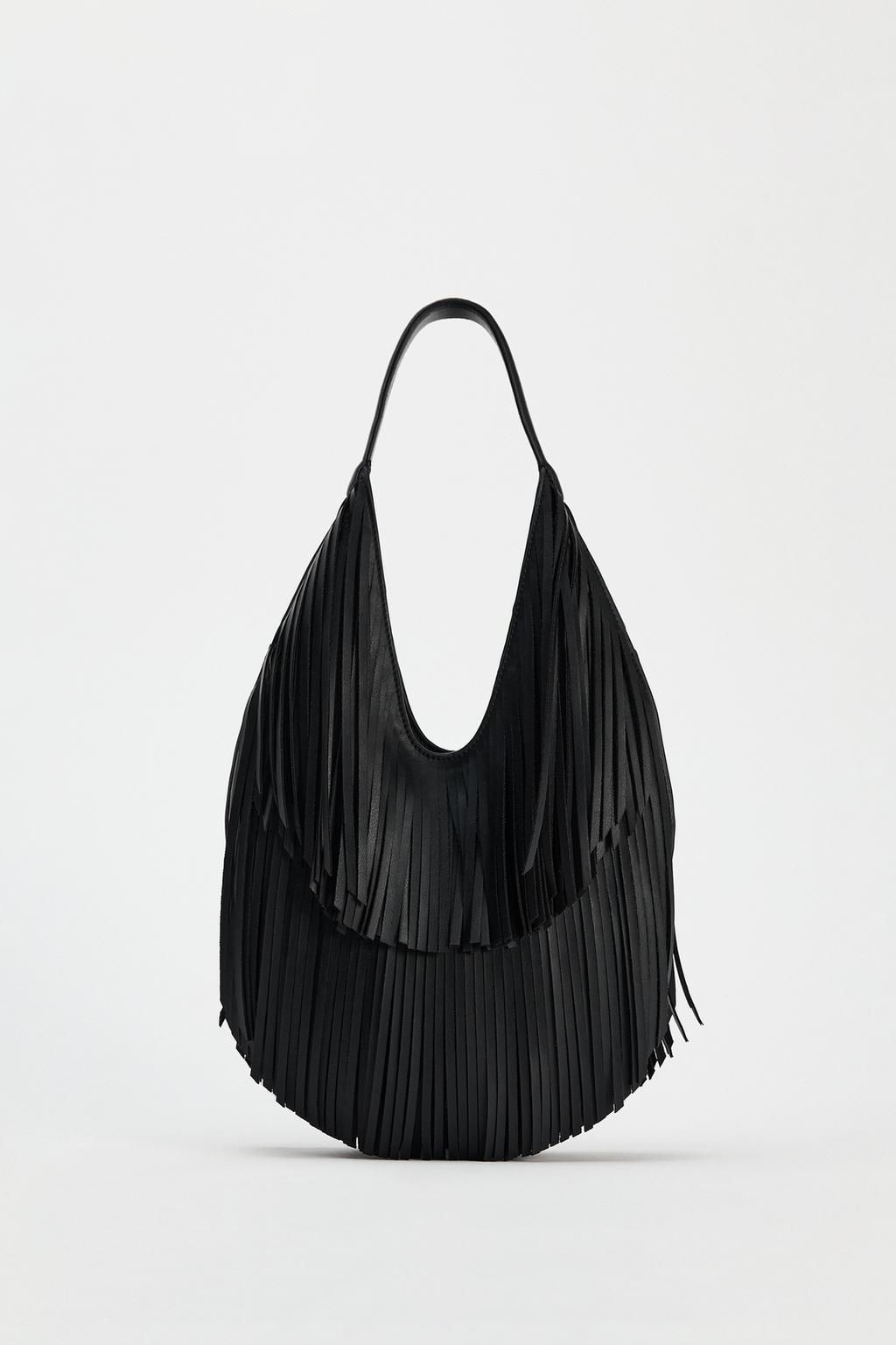 FRINGED TOTE BAG - Zara фото 2